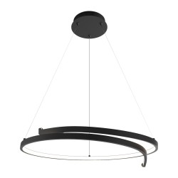 Κρεμαστό Φωτιστικό LED Lorenzo 35W 4000K Μαύρο Ø55 cm – ML1583