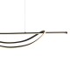 Γραμμικό Κρεμαστό Φωτιστικό LED Ambar 35W 4000K Μαύρο 101 cm – ML1584