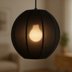 Κρεμαστό Φωτιστικό Dana Μαύρο 1xE27 ML1806