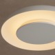 Πλαφονιέρα Οροφής LED Piattino 30W Ø40cm 3CCT 3000K-4000K-6000K Λευκή - Milagro ML1810