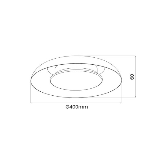Πλαφονιέρα Οροφής LED Piattino 30W Ø40cm 3CCT Μαύρο-Χρυσό - Milagro ML1812 Πλαφονιέρα Οροφής LED Piattino 30W Ø40cm 3CCT Μαύρο-Χρυσό - Milagro ML1812