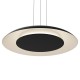 Κρεμαστό Φωτιστικό LED Piattino 30W 3CCT Μαύρο Ø40 cm – ML1814