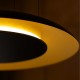 Κρεμαστό Φωτιστικό LED Piattino 30W 3CCT Μαύρο–Χρυσό Ø40 cm – ML1815