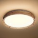 Πλαφονιέρα LED ORINOKO 36W Ø48cm 4000K – Όψη Ξύλου