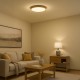 Πλαφονιέρα LED ORINOKO 36W Ø48cm 4000K – Όψη Ξύλου
