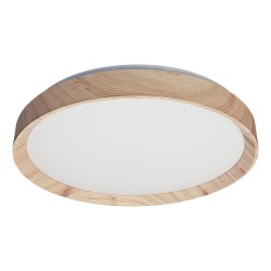 Πλαφονιέρα LED ORINOKO 36W Ø48cm 4000K – Όψη Ξύλου