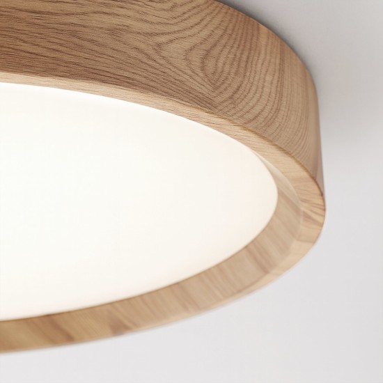 Πλαφονιέρα LED ORINOKO 36W Ø48cm 4000K – Όψη Ξύλου