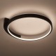 Φωτιστικό Οροφής Luna Μαύρο LED 18W ML1843
