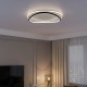 Φωτιστικό Οροφής LED HALO Μαύρο–Λευκό 38W 4000K – Milagro
