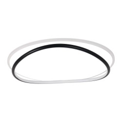 Φωτιστικό Οροφής LED HALO Μαύρο–Λευκό 38W 4000K – Milagro