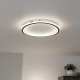 Στρογγυλό Φωτιστικό Οροφής LED CALI Μαύρο–Λευκό 30W 4000K – Milagro