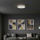 Στρογγυλό Φωτιστικό Οροφής LED CALI Μαύρο–Λευκό 30W 4000K – Milagro