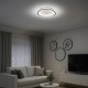 Στρογγυλό Φωτιστικό Οροφής LED CALI Μαύρο–Λευκό 30W 4000K – Milagro