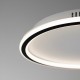 Στρογγυλό Φωτιστικό Οροφής LED CALI Μαύρο–Λευκό 30W 4000K – Milagro