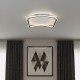 Τετράγωνο Φωτιστικό Οροφής LED CALI Μαύρο–Λευκό 30W 4000K – Milagro
