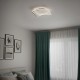 Τετράγωνο Φωτιστικό Οροφής LED CALI Μαύρο–Λευκό 30W 4000K – Milagro