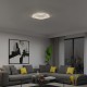 Τετράγωνο Φωτιστικό Οροφής LED CALI Μαύρο–Λευκό 30W 4000K – Milagro