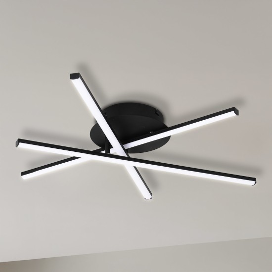 Φωτιστικό Οροφής LED STICK Μαύρο 12W 4000K – Milagro ML1850