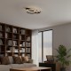 Φωτιστικό Οροφής LED ROWENA Μαύρο–Ξύλο 14W 4000K – Milagro ML1851