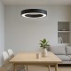 Κρεμαστό Φωτιστικό LED Union Μαύρο 40W 3CCT 3000K–4000K–6000K – Milagro ML1866