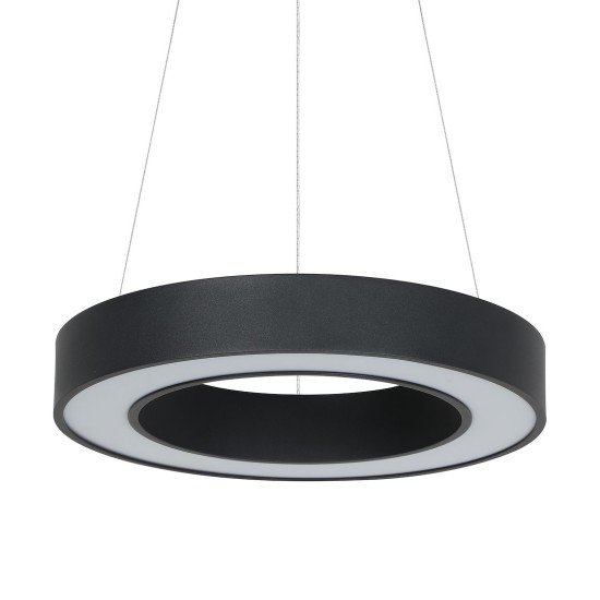 Κρεμαστό Φωτιστικό LED Union Μαύρο 40W 3CCT 3000K–4000K–6000K – Milagro ML1866