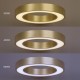Κρεμαστό Φωτιστικό LED Union Χρυσό 40W 3CCT 3000K–4000K–6000K – Milagro ML1867