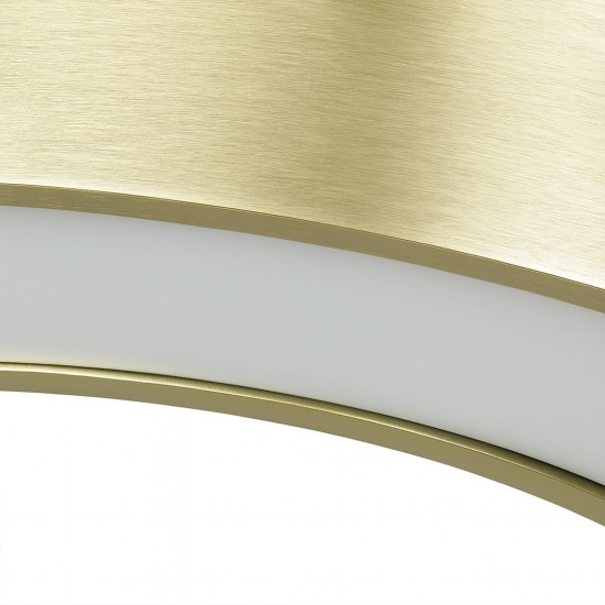 Κρεμαστό Φωτιστικό LED Union Χρυσό 40W 3CCT 3000K–4000K–6000K – Milagro ML1867