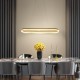 Κρεμαστό Φωτιστικό LED PRECIOSA 45W 4000K Χρυσό 120cm - Milagro ML1868