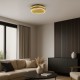 Πλαφονιέρα LED PRECIOSA 36W 4000K Χρυσή Ø43cm - Milagro ML1893