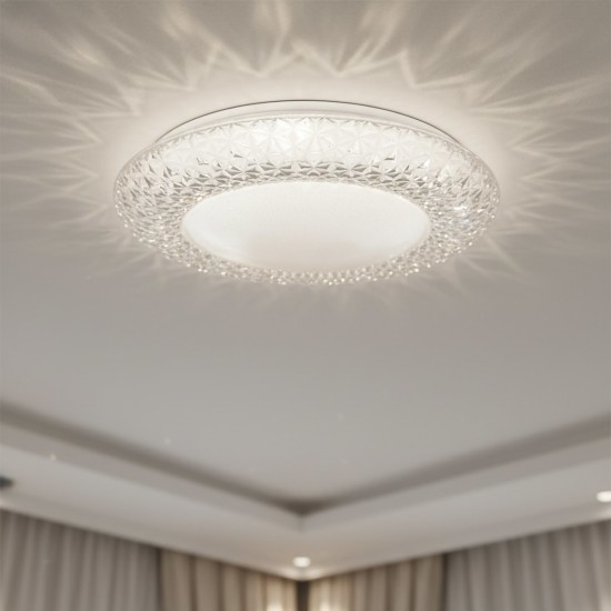 LED Πλαφονιέρα ROX 34W Ø48cm 4000K ML2053