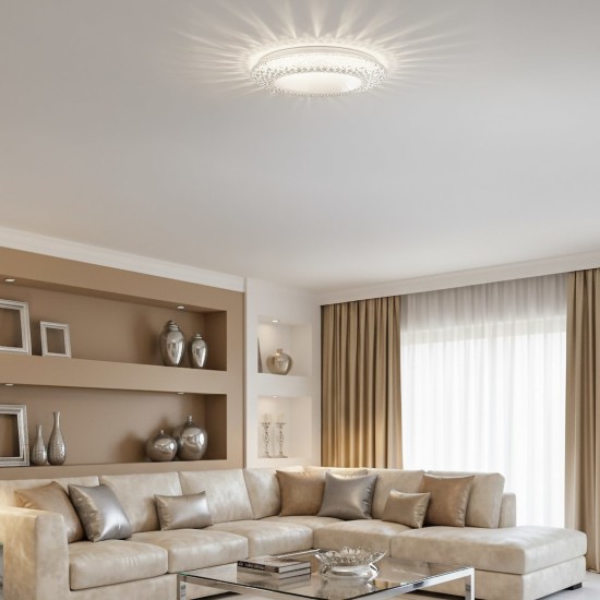 LED Πλαφονιέρα ROX 34W Ø48cm 4000K ML2053