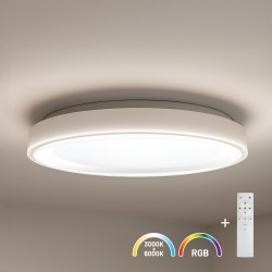 Πλαφονιέρα LED MELO RGBW 36W Ø39cm με Τηλεχειριστήριο