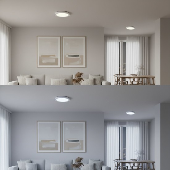 Πλαφονιέρα LED MELO RGBW 36W Ø39cm με Τηλεχειριστήριο