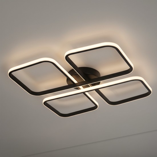 Φωτιστικό Οροφής Hidalgo Μαύρο LED 40W ML2057