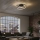Φωτιστικό Οροφής TURNER LED 32W 1220lm 4000K Μαύρο