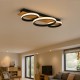 Φωτιστικό Οροφής LED ROWENA Μαύρο–Ξύλο 18W 4000K – Milagro ML2060