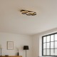 Φωτιστικό Οροφής LED ROWENA Μαύρο–Ξύλο 18W 4000K – Milagro ML2060