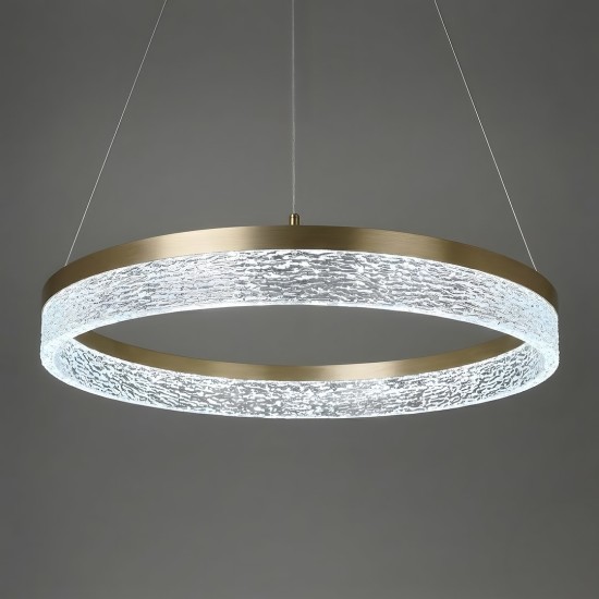 Μοντέρνο Κρεμαστό Φωτιστικό LED GALA Gold 25W Χρυσό Μοντέρνο Κρεμαστό Φωτιστικό LED GALA Gold 25W Χρυσό