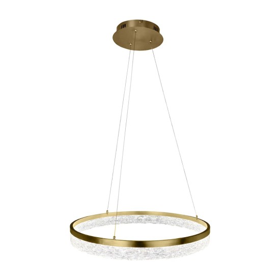 Μοντέρνο Κρεμαστό Φωτιστικό LED GALA Gold 25W Χρυσό Μοντέρνο Κρεμαστό Φωτιστικό LED GALA Gold 25W Χρυσό