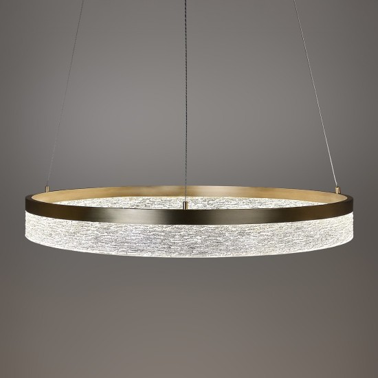 Μοντέρνο Κρεμαστό Φωτιστικό LED GALA Gold 25W Χρυσό Μοντέρνο Κρεμαστό Φωτιστικό LED GALA Gold 25W Χρυσό