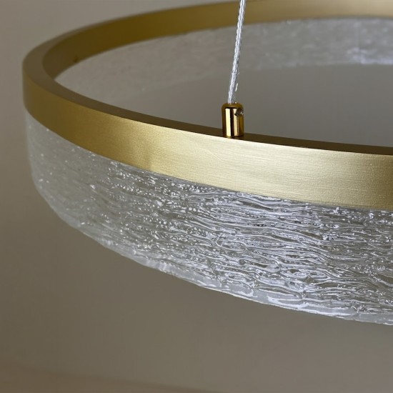 Μοντέρνο Κρεμαστό Φωτιστικό LED GALA Gold 25W Χρυσό Μοντέρνο Κρεμαστό Φωτιστικό LED GALA Gold 25W Χρυσό