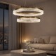 Μοντέρνο Κρεμαστό Φωτιστικό LED GALA Gold 54W Χρυσό