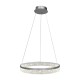 Μοντέρνο Κρεμαστό Φωτιστικό LED GALA Silver 25W Inox