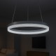Μοντέρνο Κρεμαστό Φωτιστικό LED GALA Silver 25W Inox