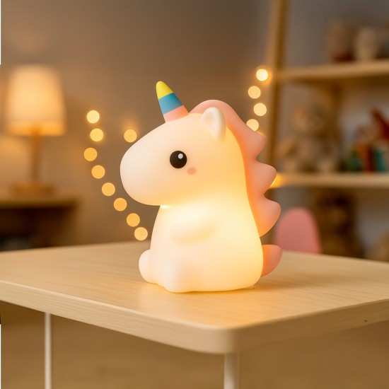 Παιδικό Φωτιστικό Νυκτός UNICORN LED RGB USB
