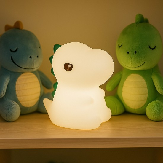 Παιδικό Φωτιστικό Νυκτός DINO LED RGB USB
