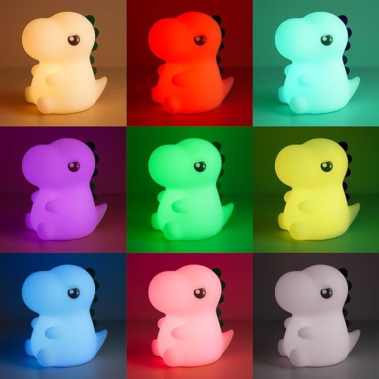 Παιδικό Φωτιστικό Νυκτός DINO LED RGB USB