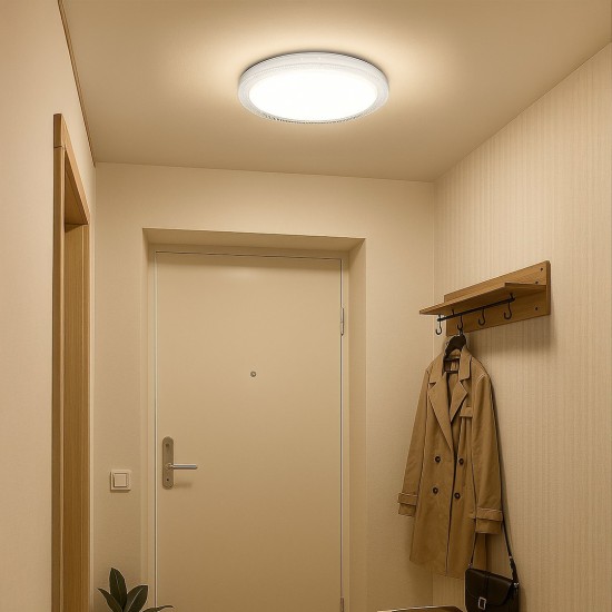 Πλαφονιέρα VIGO LED 36W Ø48cm 3600lm 4000K IP20 Λευκή Πλαφονιέρα VIGO LED 36W Ø48cm 3600lm 4000K IP20 Λευκή