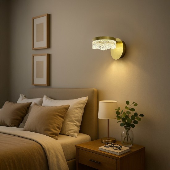 Απλίκα Τοίχου LED PRECIOSA 4W 4000K Χρυσή 12cm - Milagro ML2409 Απλίκα Τοίχου LED PRECIOSA 4W 4000K Χρυσή 12cm - Milagro ML2409