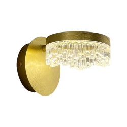 Απλίκα Τοίχου LED PRECIOSA 4W 4000K Χρυσή 12cm - Milagro ML2409